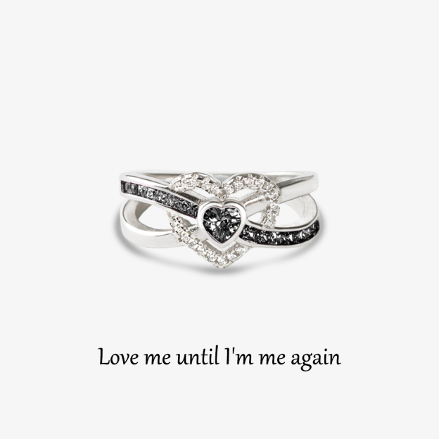 Self Love Infinity Heart Within Heart Ring