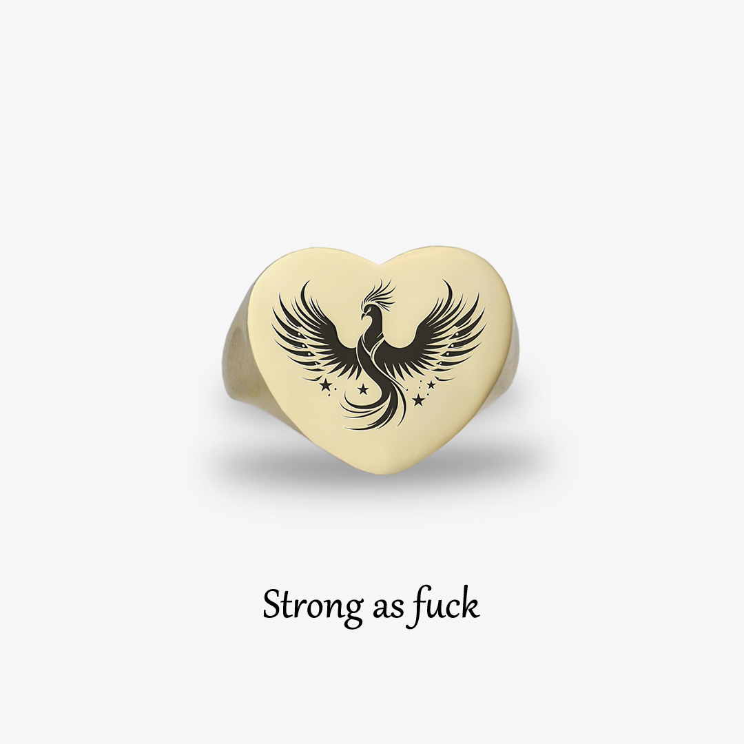 Strong as fuck Phoenix Ring