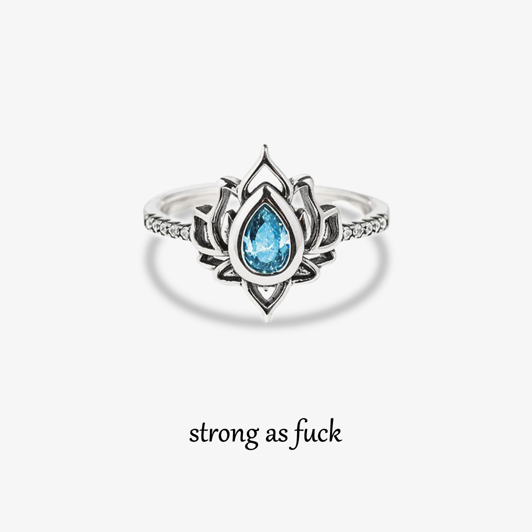 Strong as fuck Lotus Ring
