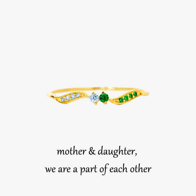 For Mother - Bond of Love Birthstone Ring 