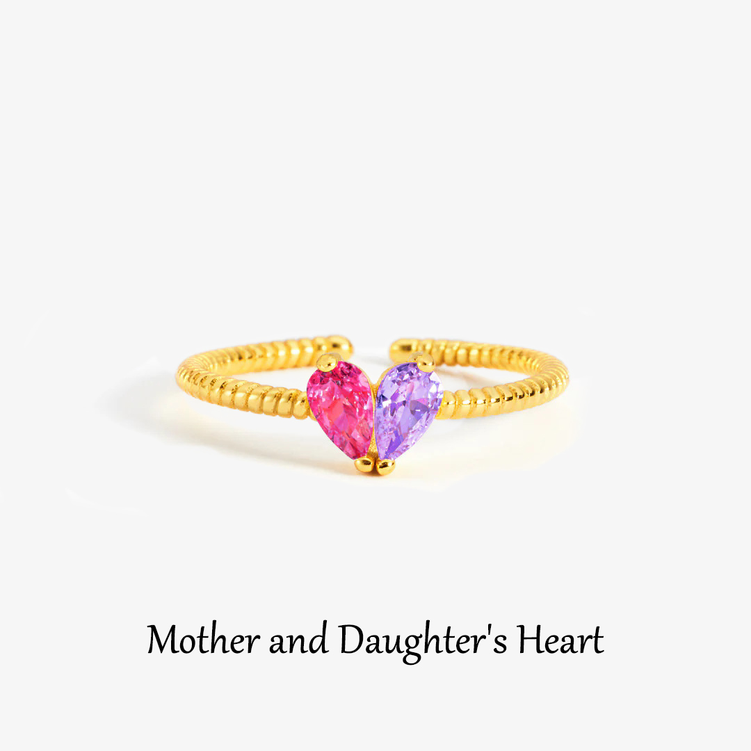 For Mother- Customize birthstone Ring