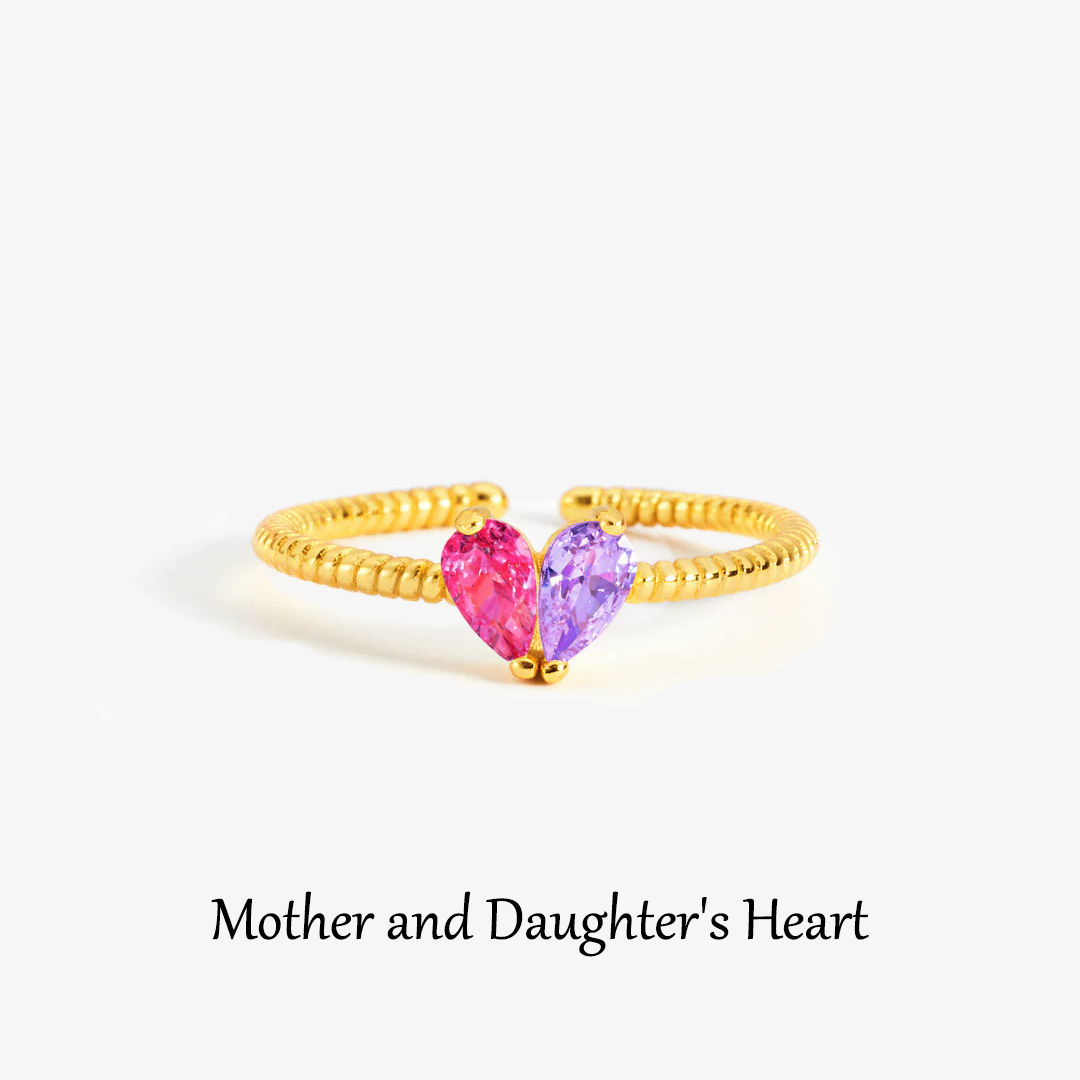 For Mother- Customize birthstone Ring