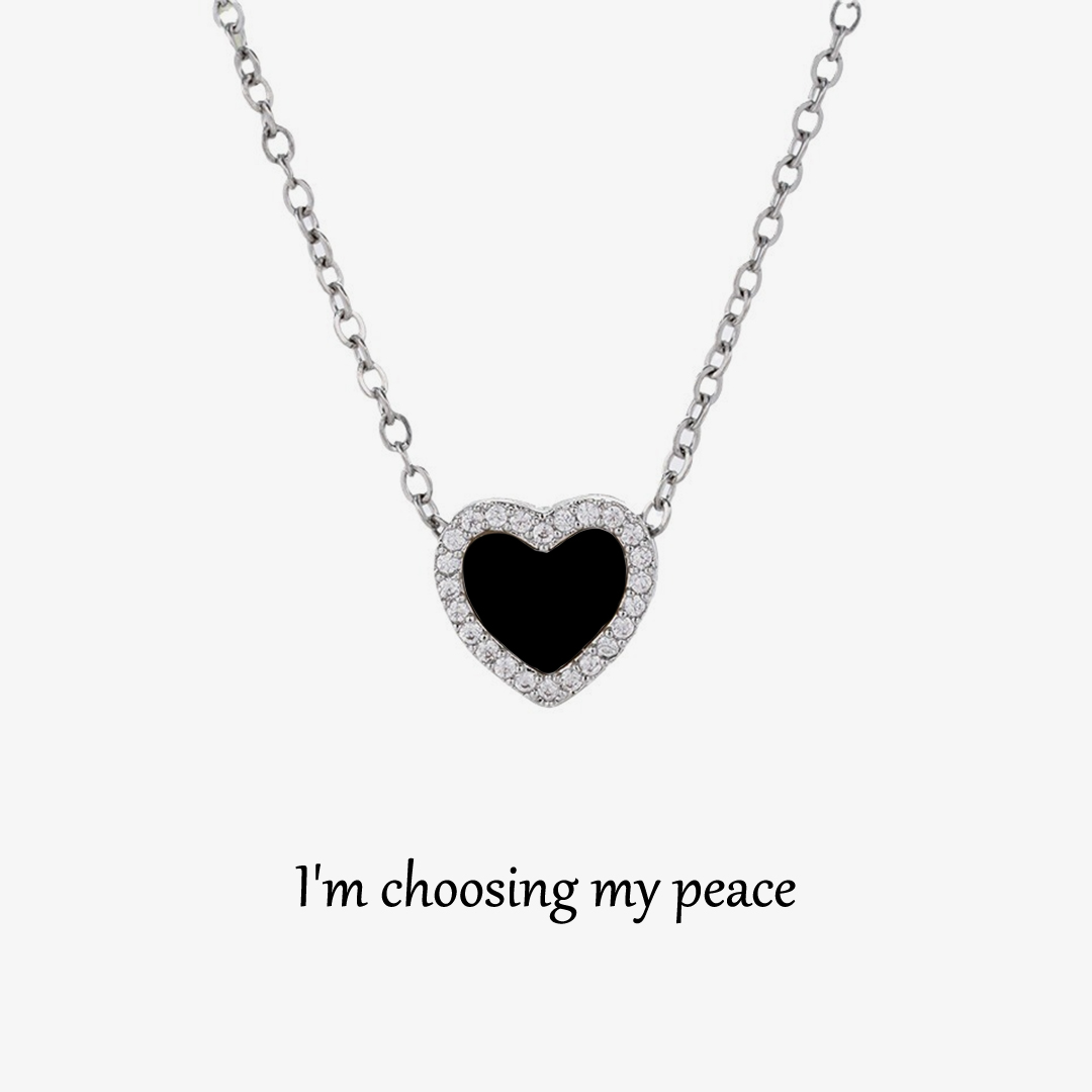 For Self-choosing my peace Love Necklace