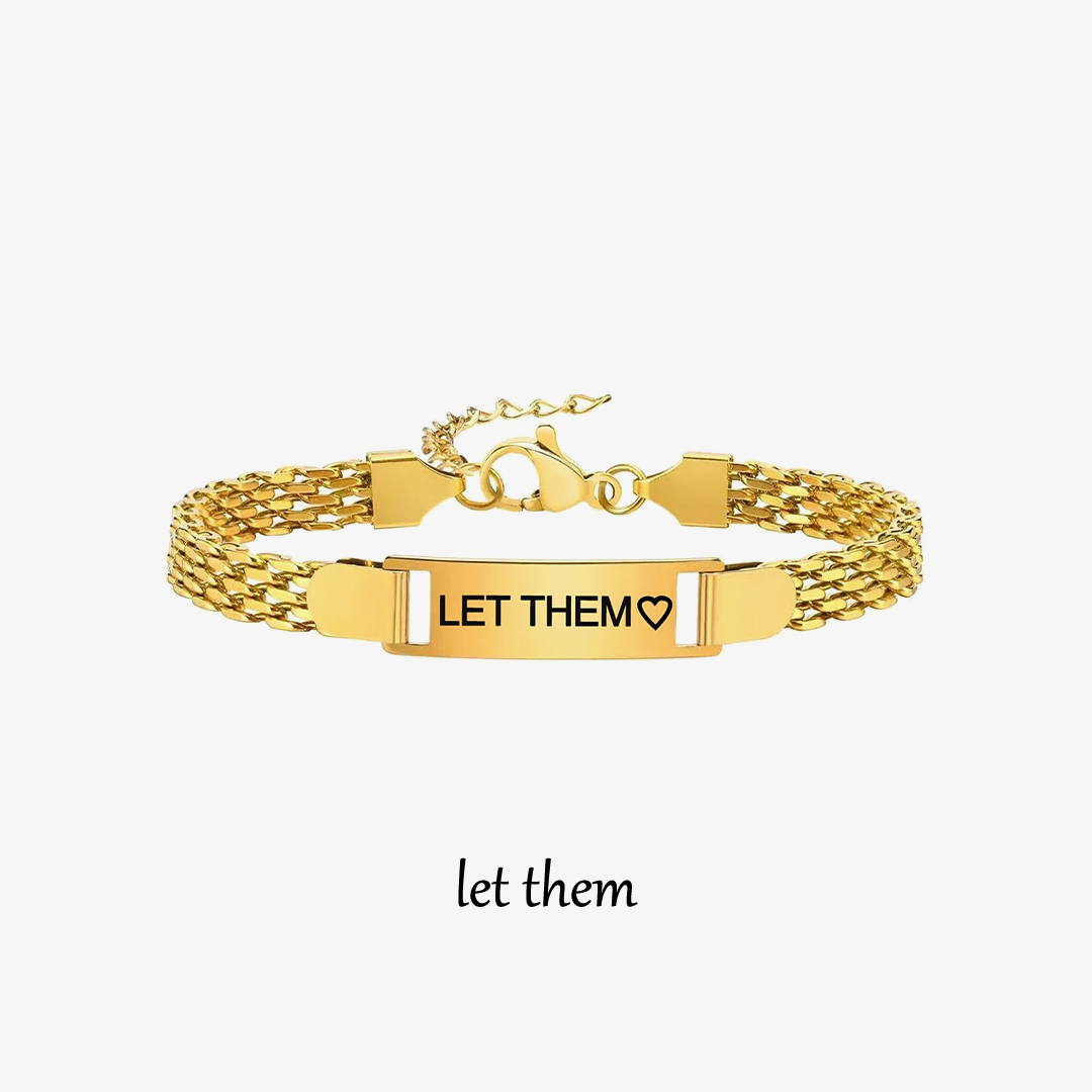 Let them the multi-layered chain bracelet