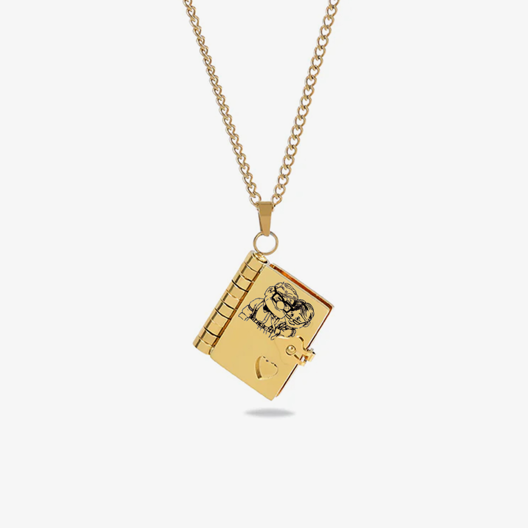 For Wife-Own a book necklace