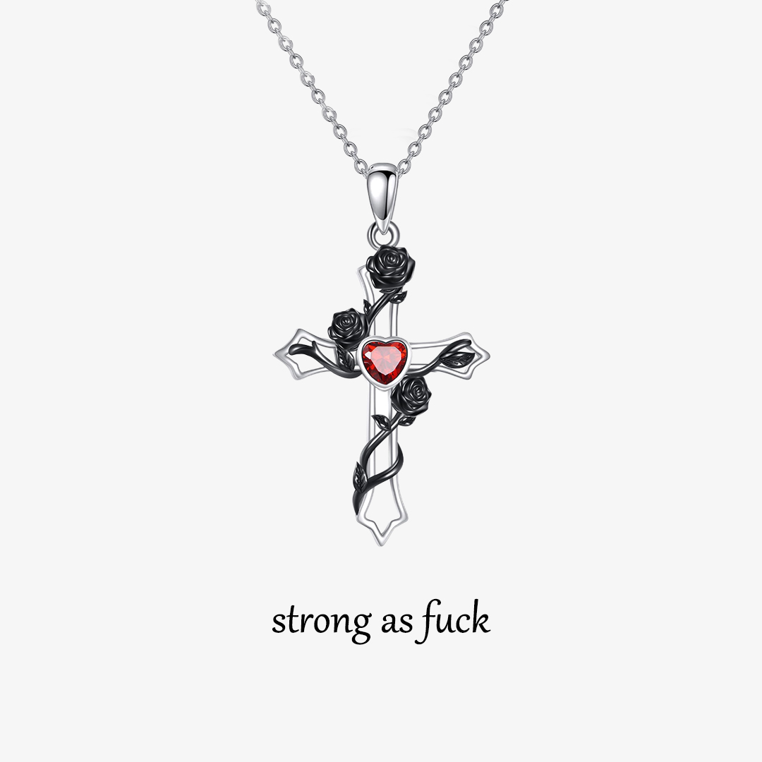 Black Rose Survival Necklace