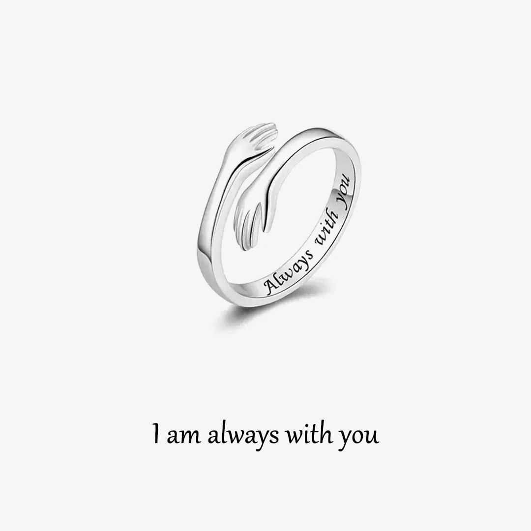 For GrandDaughter - I'm Always With You Hug Ring