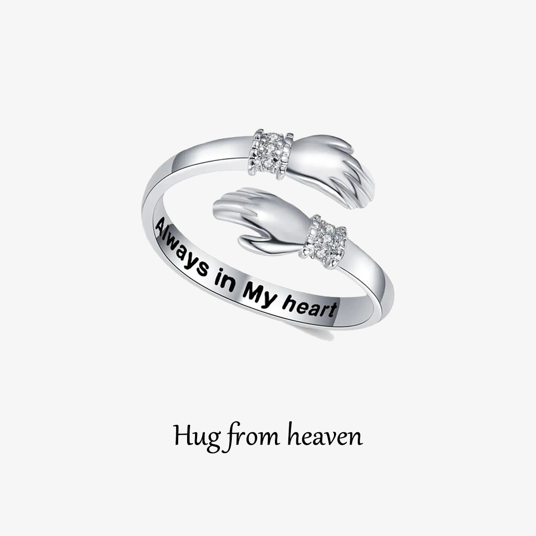 For Granddaughter -Hug from Heaven Memorial Ring 