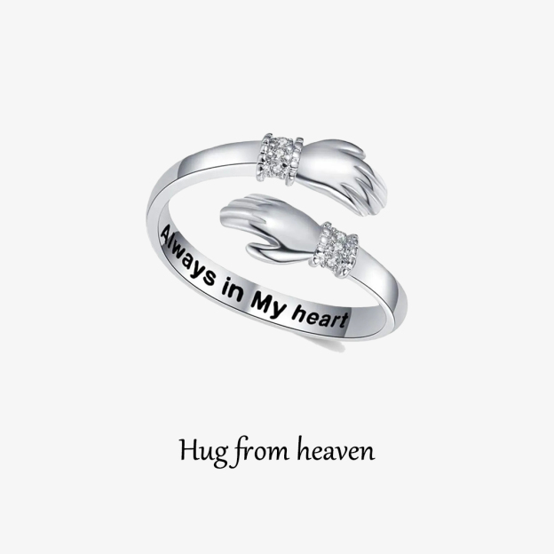 For Granddaughter -Hug from Heaven Memorial Ring 