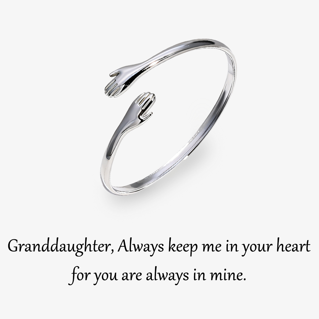 For Granddaughter-Always Keep Me In Your Heart Hug Bracelet