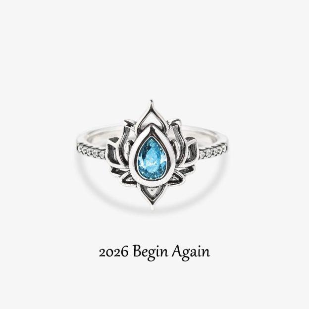 2026 Fuck It and Begin Again Lotus Ring