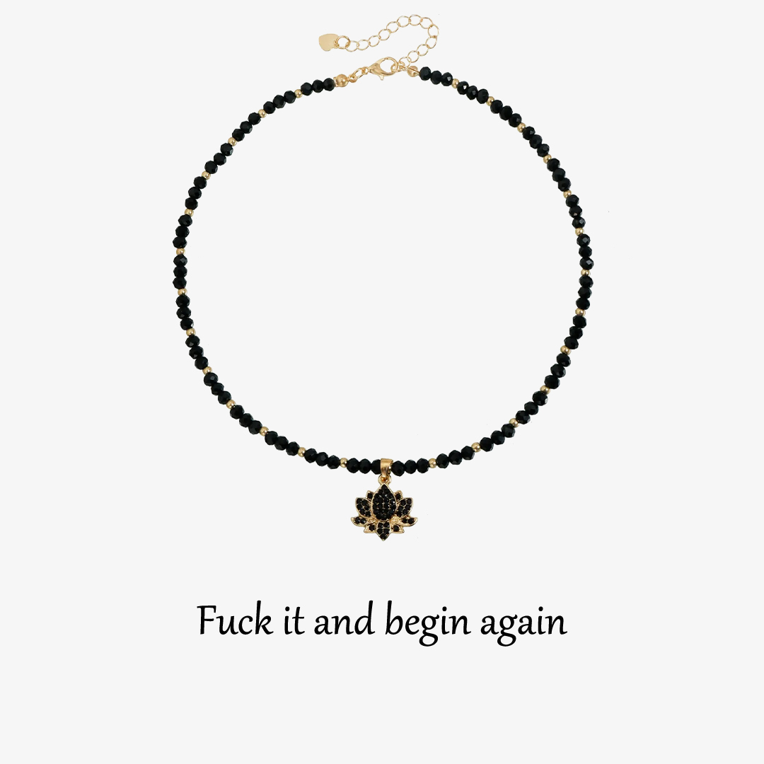 Fuck It and Begin Again Necklace