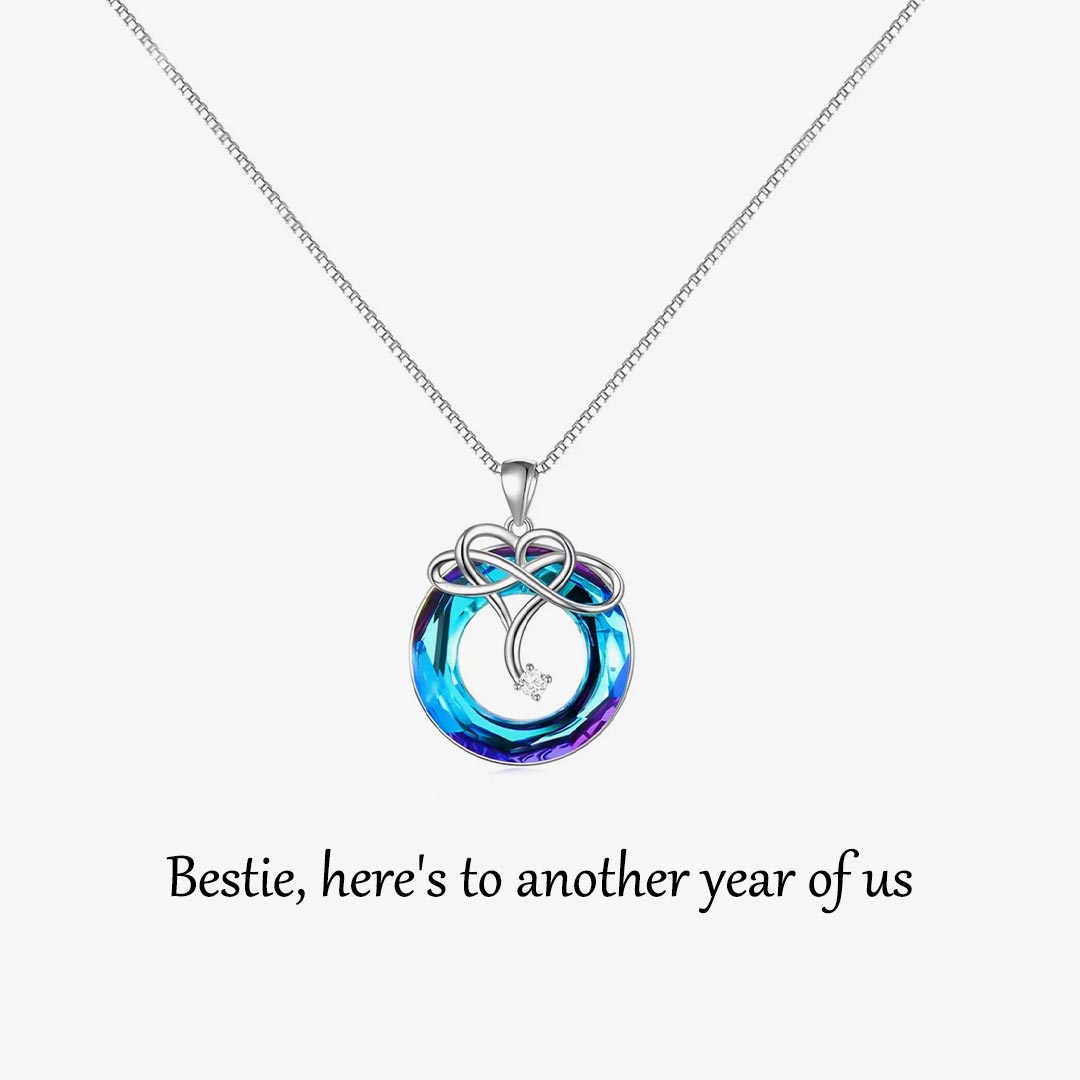 For Friend - S925 Bestie for Life Friendship Necklace