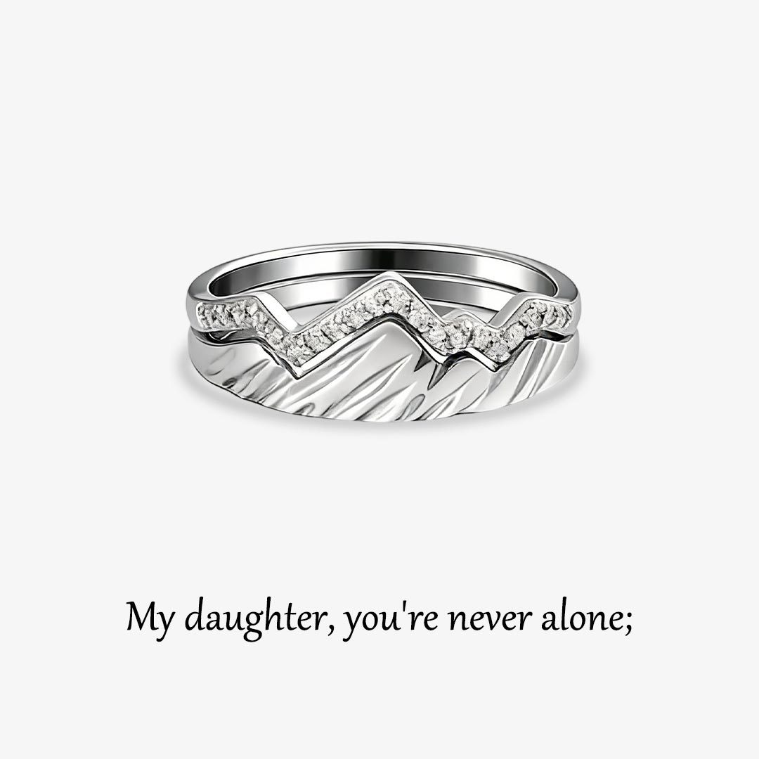 S925 Keep Climbing Stack Ring