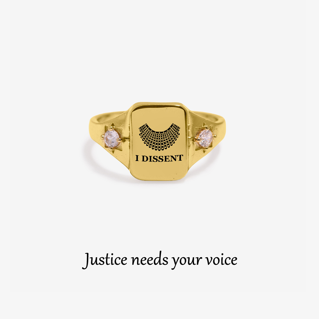 RESIST DISSENT REPEAT- Square Ring