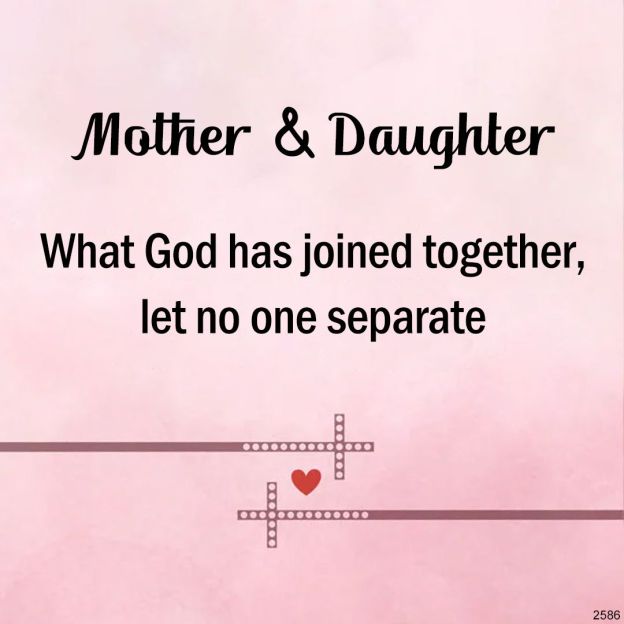 Mother & Daughter Custom Names & Birthstones Cross Ring