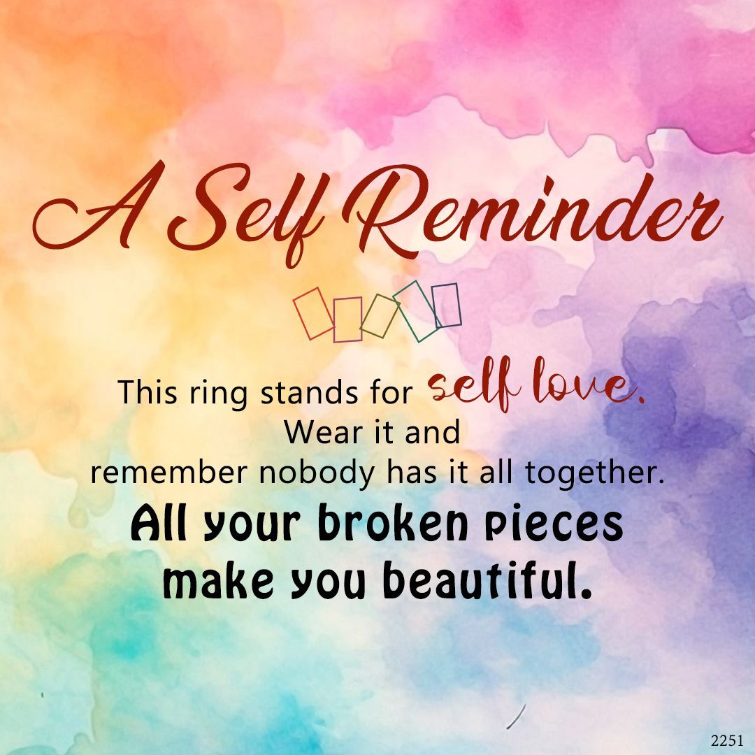 For Self - broken pieces Cubic Zirconia Ring