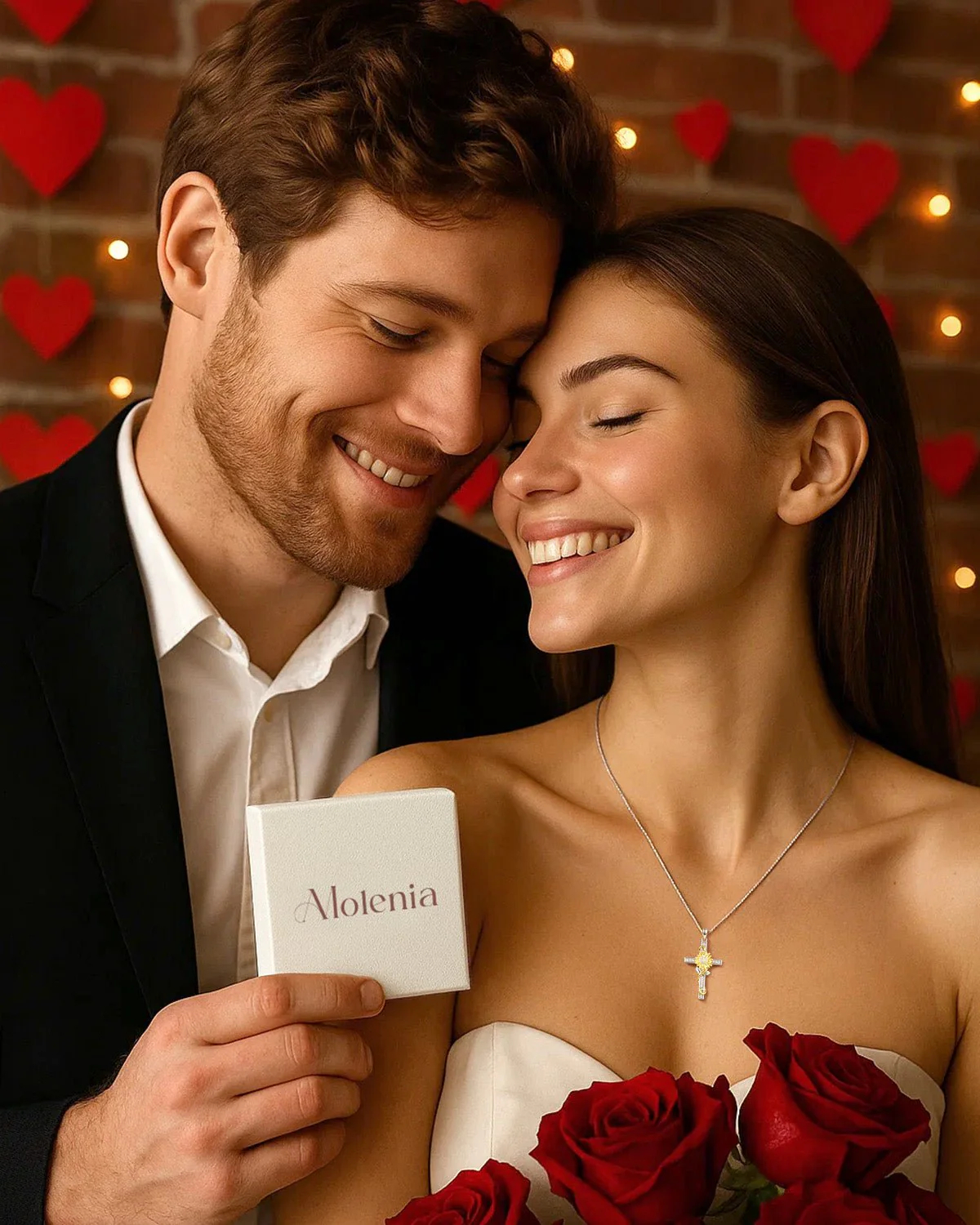 Sunflower Cross Necklace