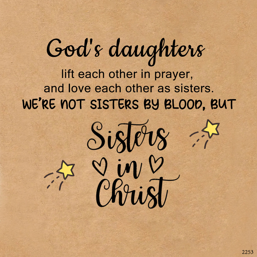 For Friend - We Are Sister in Christ Star Pendant Necklace