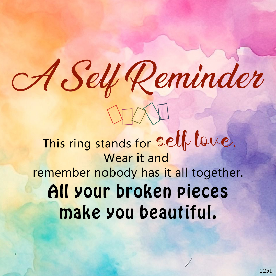 For Self - S925 Colorful Crystal Ring