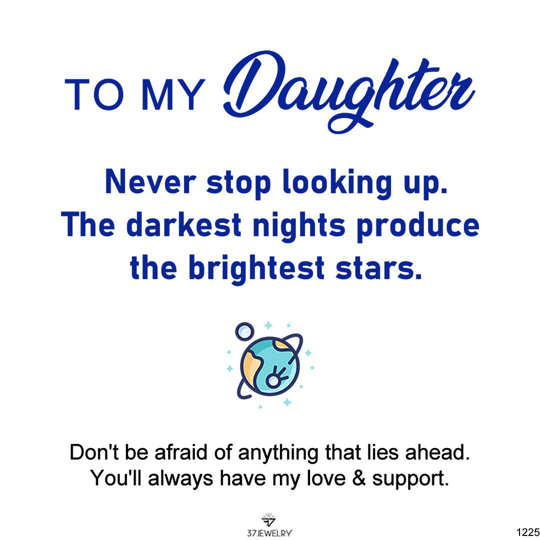 For Daughter -Spinning Star Fidget Ring