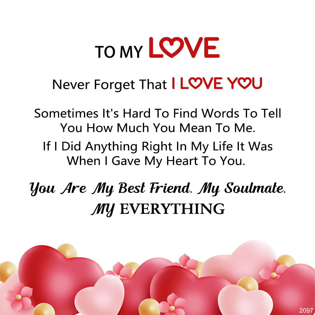 For Love - S925 Never Forget That I Love You Crystal Infinity Necklace