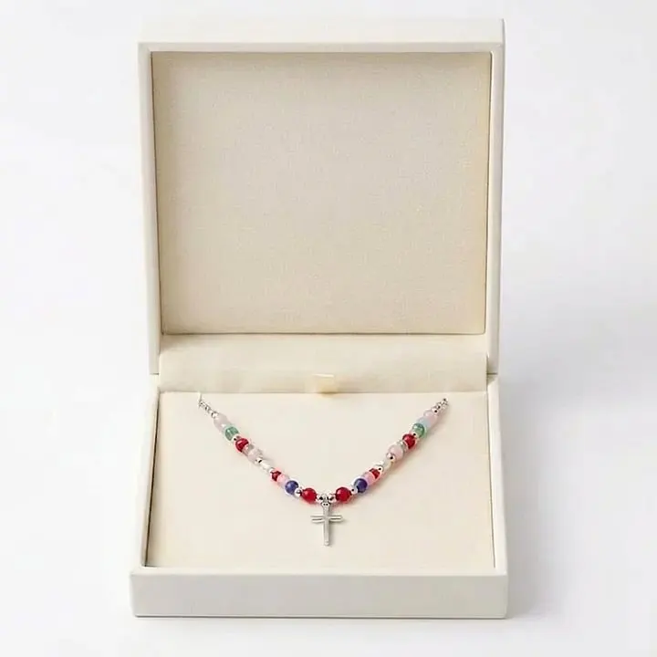 Crown Cross Cubic Zirconia Necklace