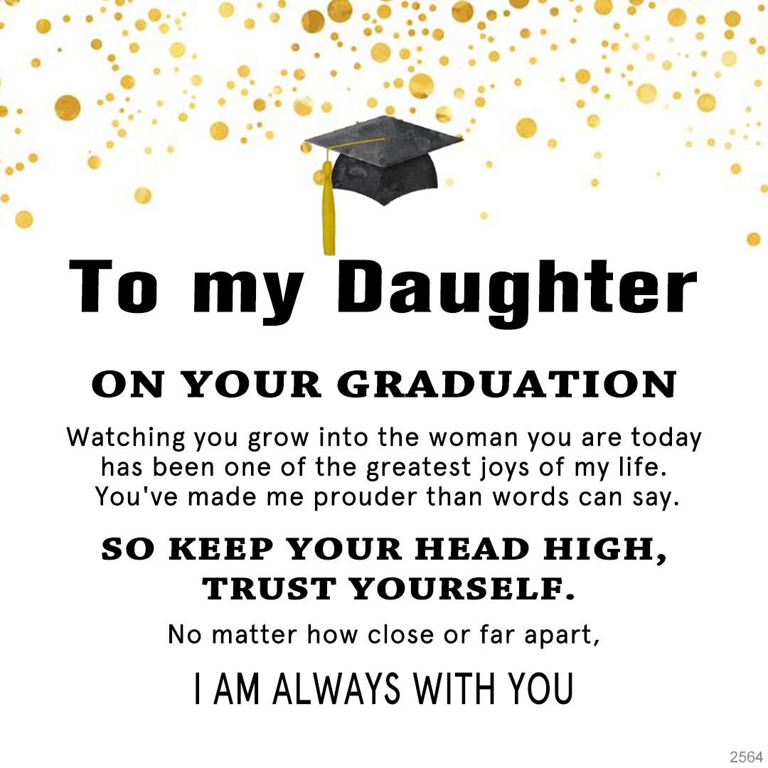 For Daughter -  keep your head high Necklace
