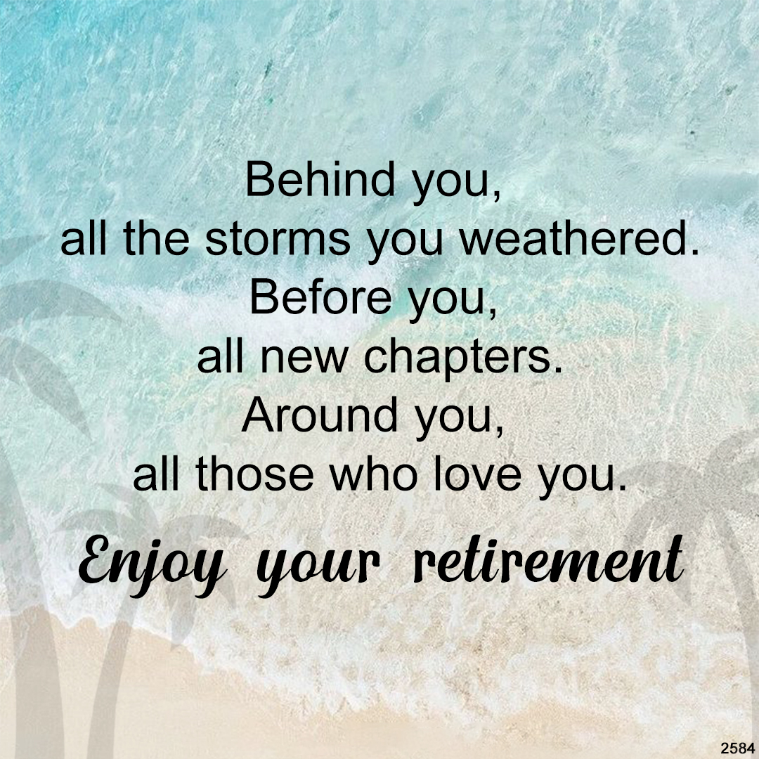Enjoy Your Retirement-Circle Palm Tree Necklace