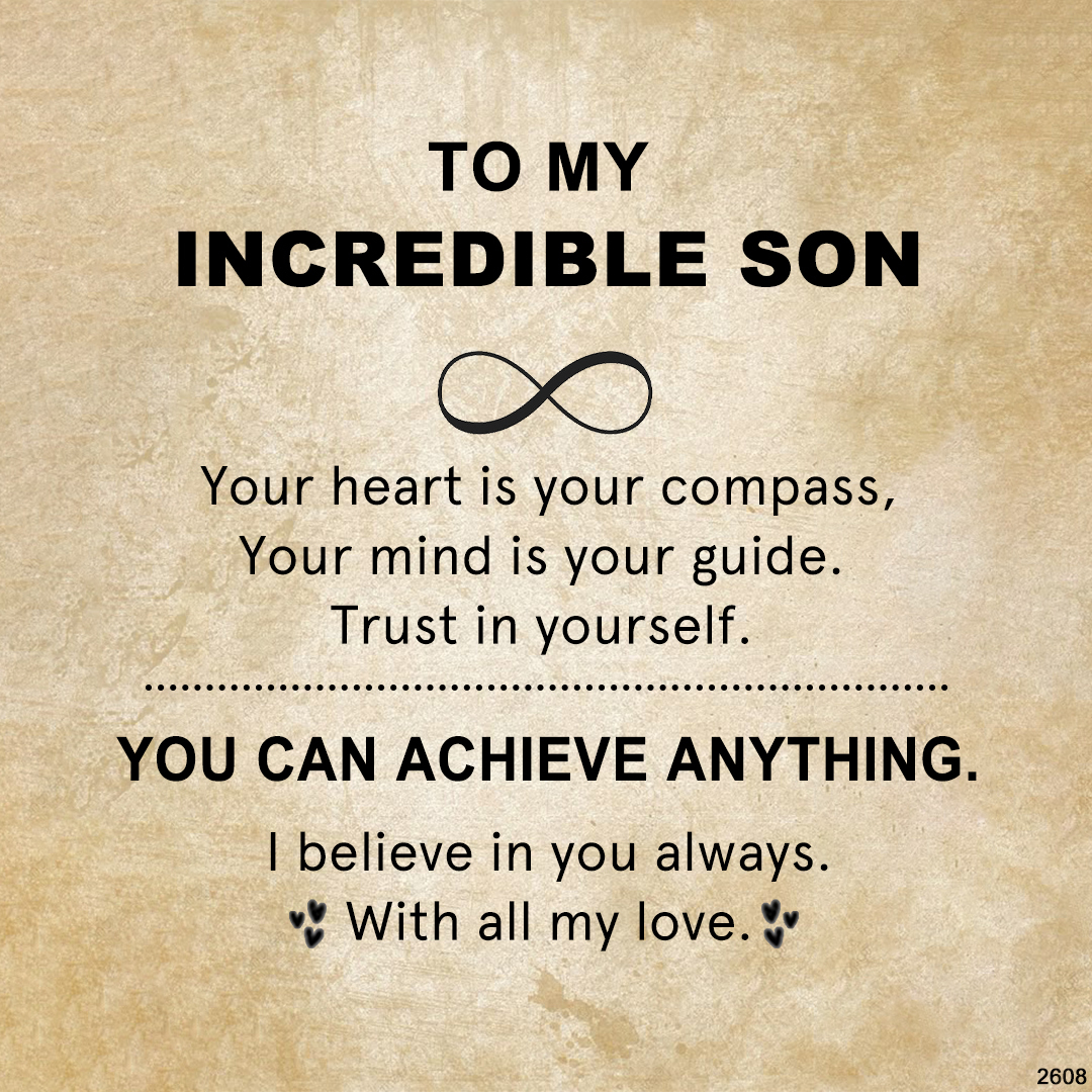 For Son - Infinity Braided Bracelet