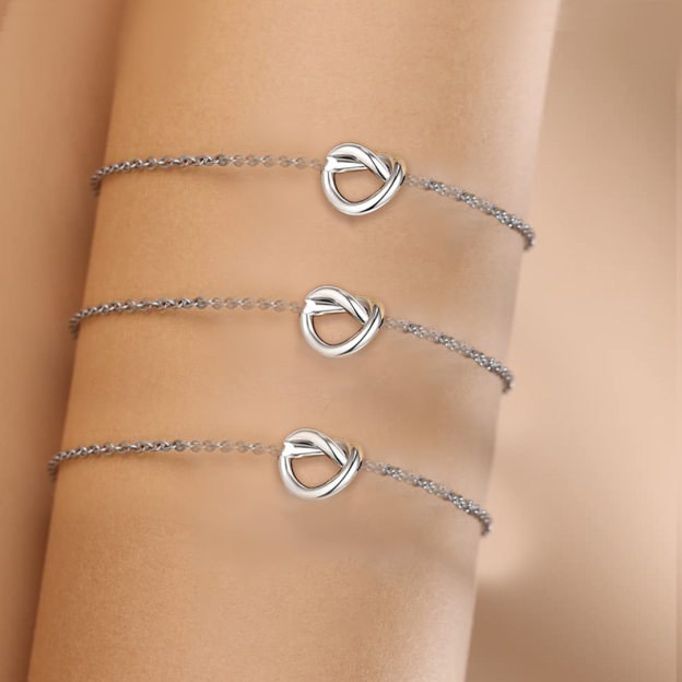 For Mother/Daughter - Knot Bracelet Set