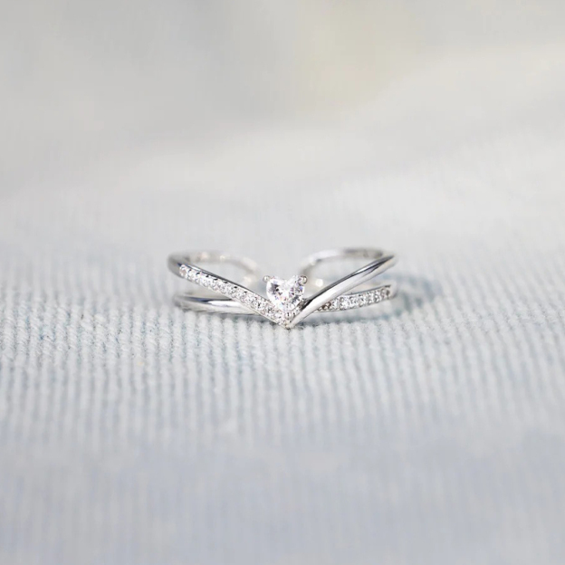 Self-Love Healing Heart Ring