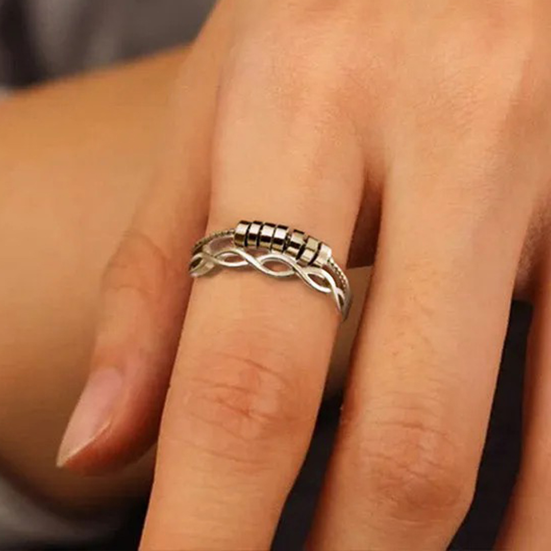Drive Away Your Anxiety Infinity Fidget Ring