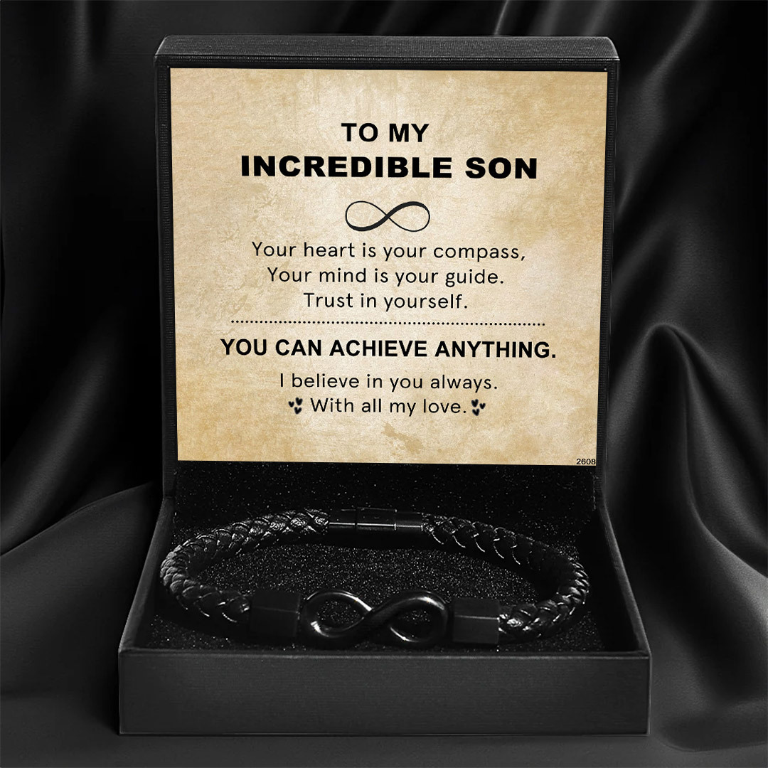 For Son - Infinity Braided Bracelet