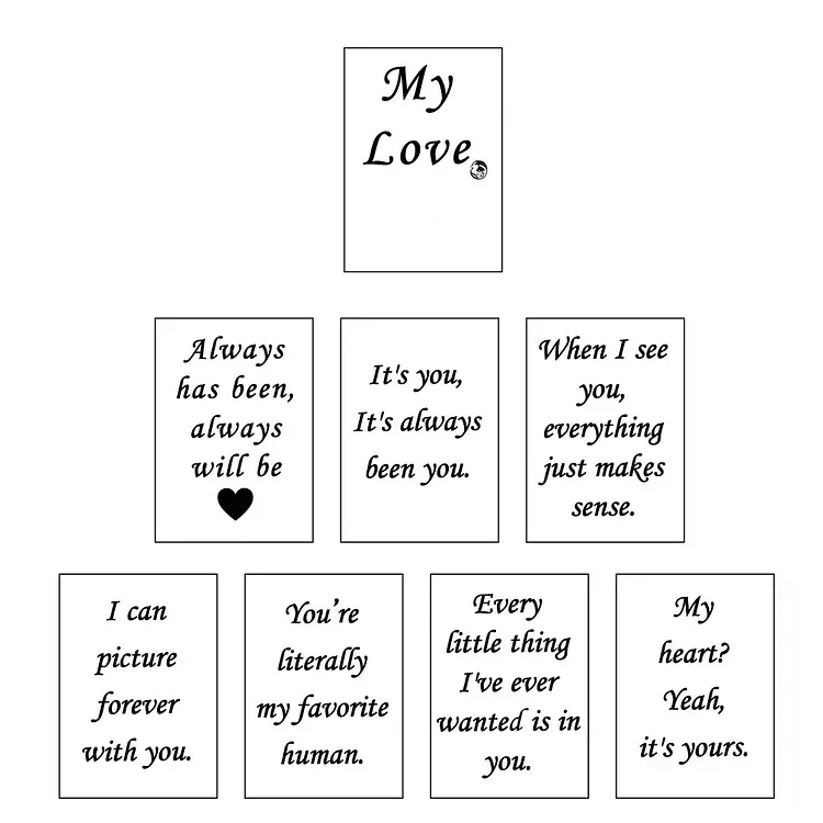 For Love - My Love Book Necklace