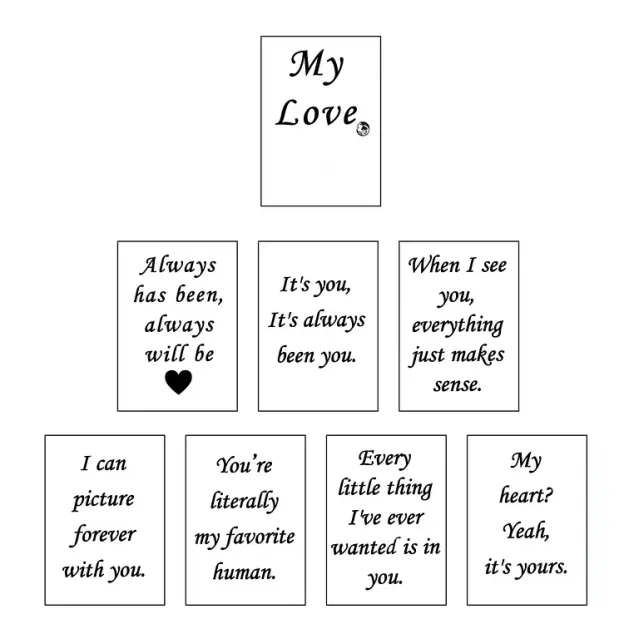 For Love - My Love Book Necklace