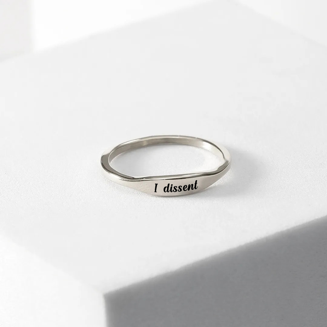 RESIST. DISSENT REPEAT.-Strip Ring