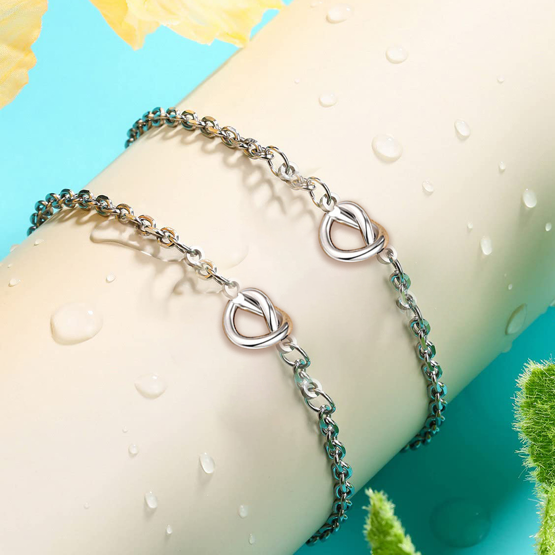 For Mother/Daughter - Knot Bracelet Set