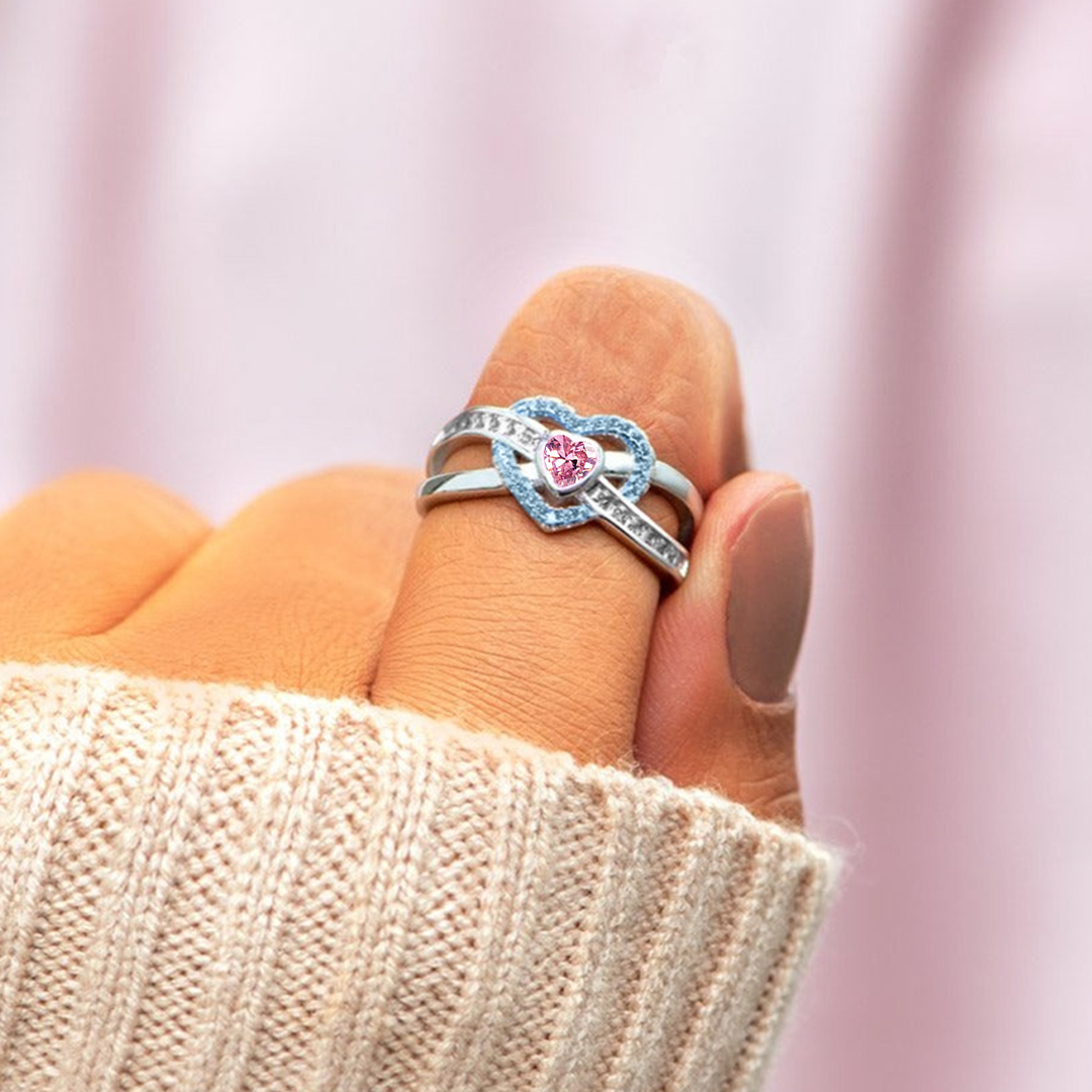 S925 YOU WILL BE WITH ME forever Infinite Love Ring