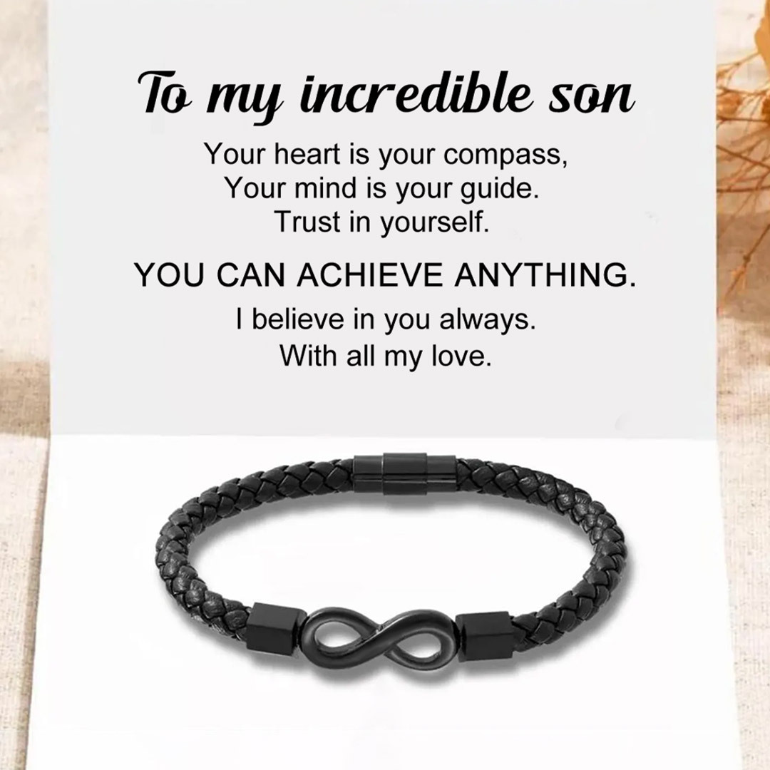 For Son - Infinity Braided Bracelet