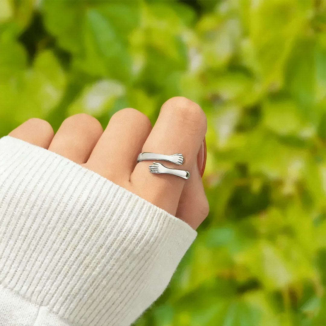 For Granddaughter -Forever Linked  Ring