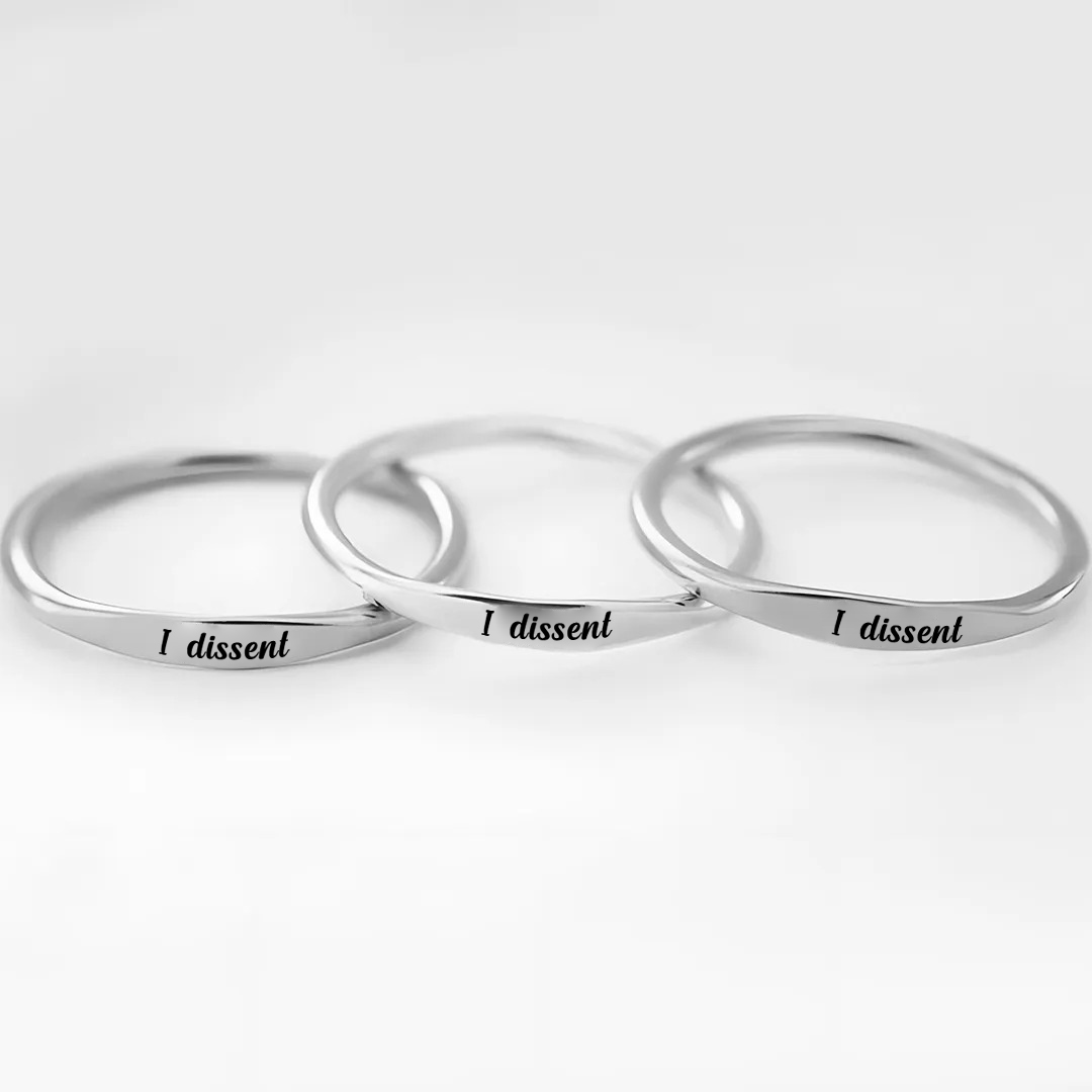 RESIST. DISSENT REPEAT.-Strip Ring