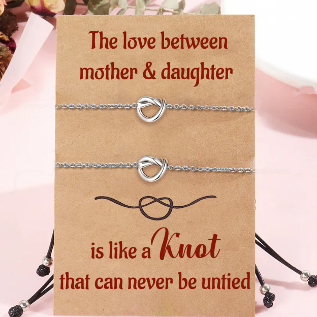 For Mother/Daughter - Knot Bracelet Set