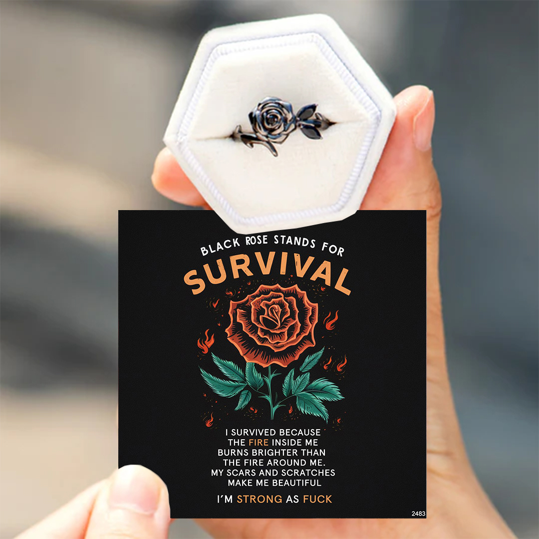 For Self-Black rose stands for survival