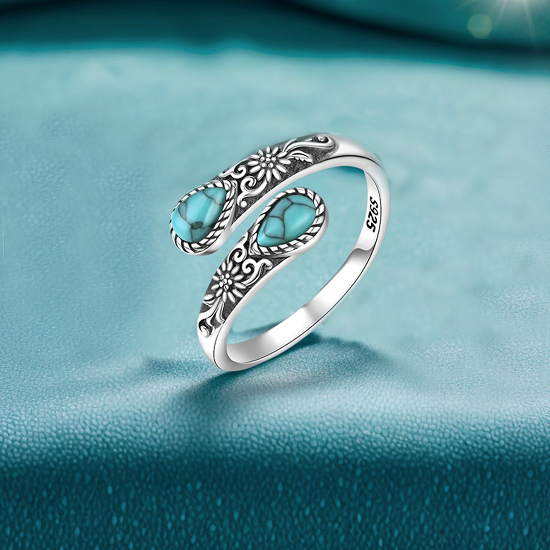 925 Sterling Silver Natural Moonstone Rings