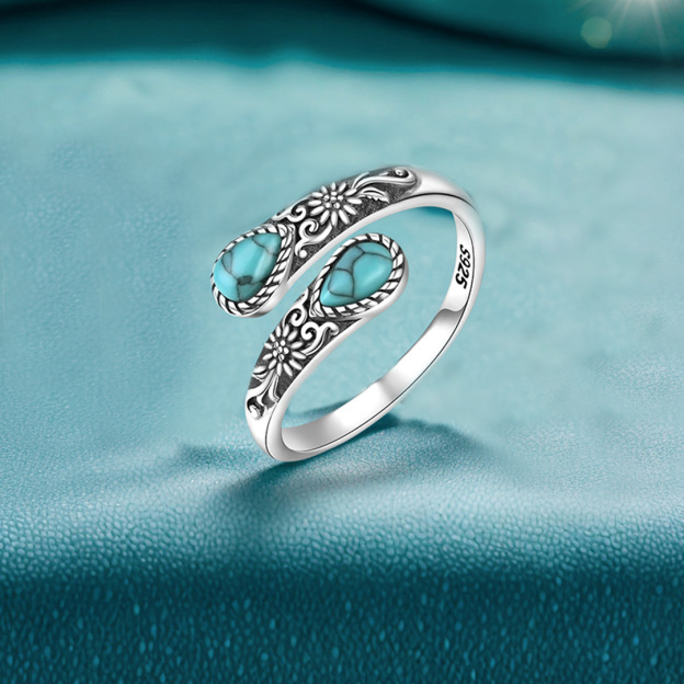 925 Sterling Silver Natural Moonstone Rings