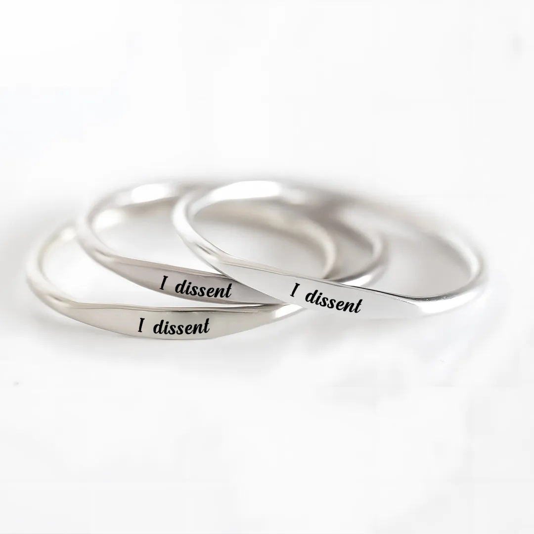RESIST. DISSENT REPEAT.-Strip Ring