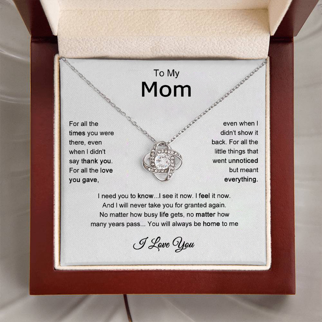 For Mom- I Am Always With You Knot Bracelet