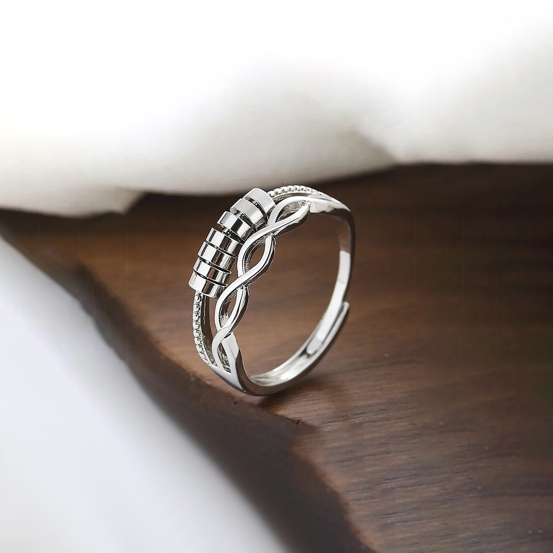 Drive Away Your Anxiety Infinity Fidget Ring