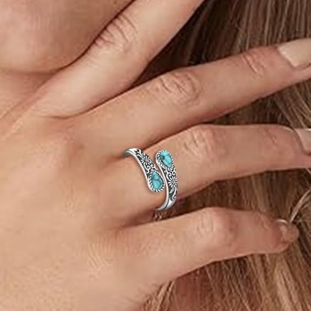 925 Sterling Silver Natural Moonstone Rings